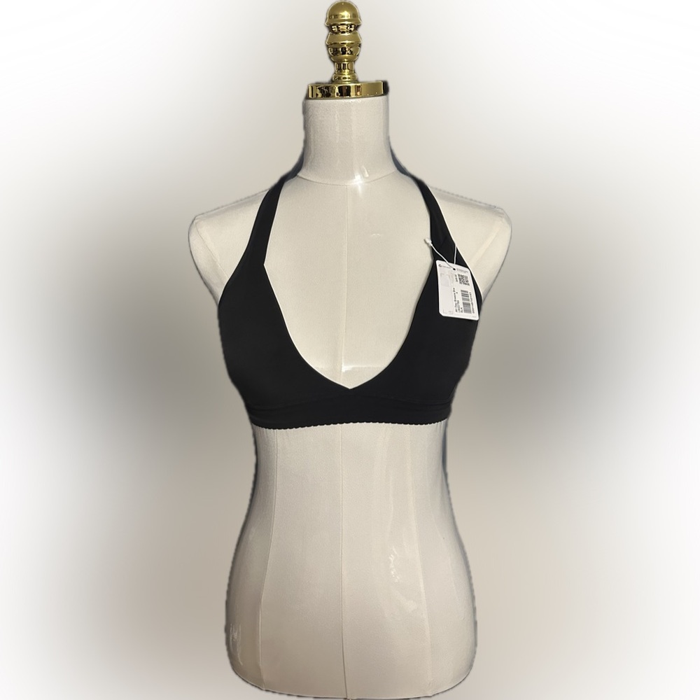 ⚫️Lululemon All Day Breeze Bra Women Size 4 Black Sports Bra NWT